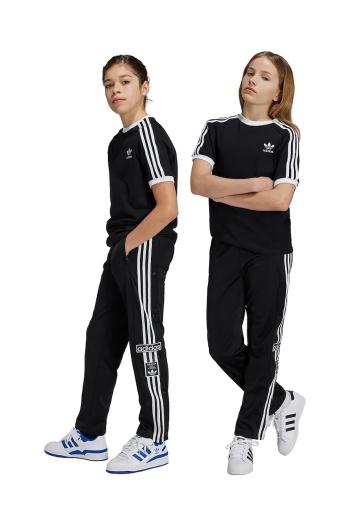Detské tepláky adidas Originals ADI BREAK P čierna farba, s nášivkou, IY9773