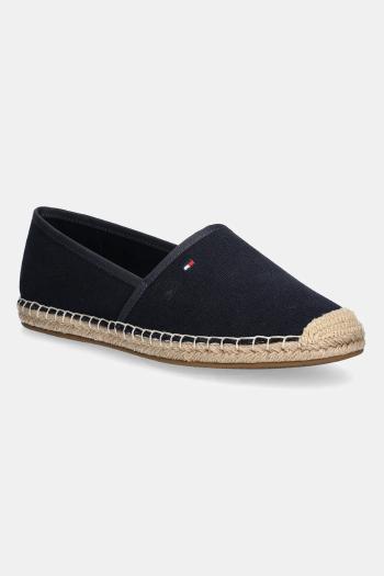 Espadrilky Tommy Hilfiger FLAG CANVAS ESPADRILLE tmavomodrá farba, FW0FW08541