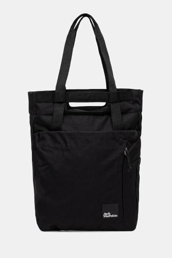 Ruksak Jack Wolfskin Eve čierna farba, veľký, s potlačou, A64014