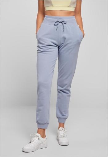 Urban Classics Ladies Organic High Waist Sweat Pants violablue