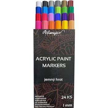 Artmagico Akrylový popisovač s jemným hrotom (1 mm) 24 ks (58)