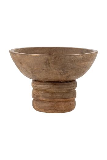 Dekoračná miska Bloomingville Nanuka 20,5 x 14,5 cm hnedá farba