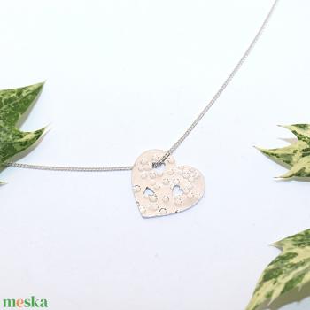 Szív, női ezüst nyaklánc (ENY.029)