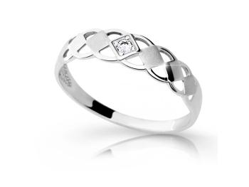 Cutie Jewellery Krásny prsteň so zirkónom Z6718–1912-10-X-2 60 mm