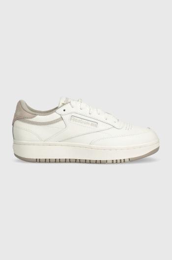 Kožené tenisky Reebok Classic CLUB C béžová farba, 100074267