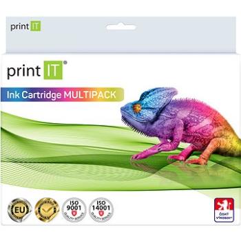 PRINT IT Multipack PGI-550 XL + CLI-551 XL 2× Bk/PBK/C/M/Y na tlačiarne Canon (PI-1015)