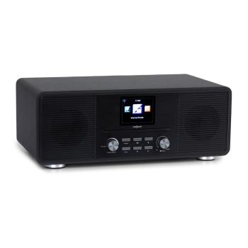 OneConcept Streamo CD, internetové rádio, 2 x 10 W, WLAN, DAB+, FM, CD prehrávač, BT, čierne