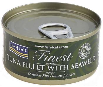 FISH4CATS Konzerva pre mačky Finest tuniak s morskými riasami 70g