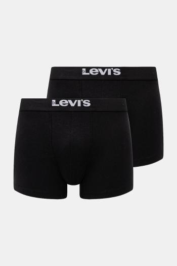 Boxerky Levi's 2-pak 37149.0824-005, pánske, čierna farba