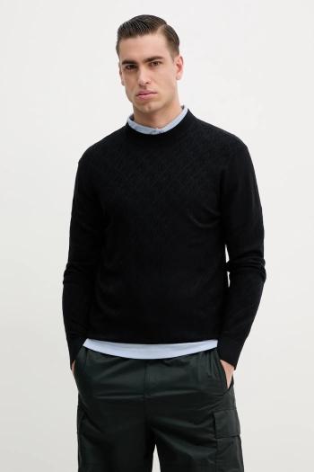 Sveter Armani Exchange pánsky, tmavomodrá farba, tenký, XM000176 AF10454