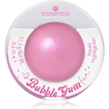 essence it's Bubble Gum fun tekutý rozjasňovač pre žiarivý vzhľad pleti 11 g