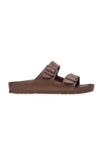 Šľapky Birkenstock Arizona Eva pánske, hnedá farba, 1027328