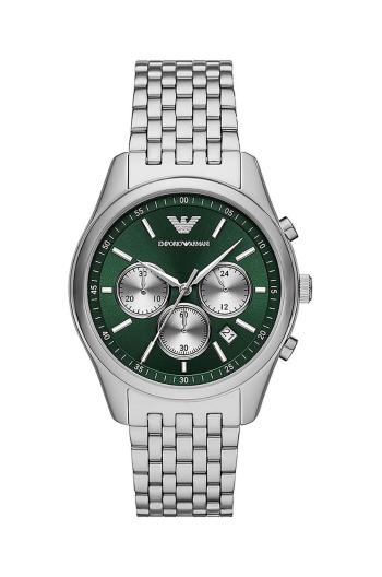 Hodinky Emporio Armani AR11581 pánske, strieborná farba