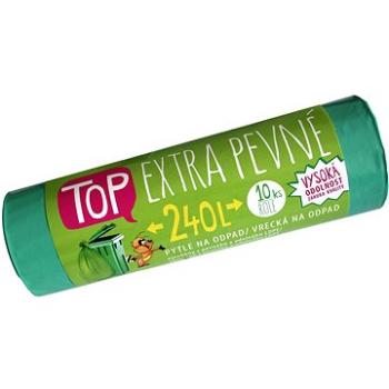 VIPOR LDPE Top Extra pevné 240 l, 10 ks, zelené (8595657600908)