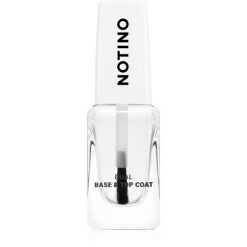 Notino Nail Care Dual base & Top coat podkladový a vrchný lak na nechty 10 ml