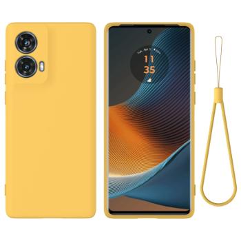 RUBBER Ochranný obal pre Motorola Moto G85 5G žltý