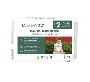 ECO by Naty Mini 3-6 kg dětské plenky 33 ks