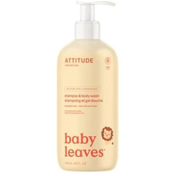 ATTITUDE Baby Leaves 2 v 1 s vôňou hruškovej šťavy 473 ml (626232466126)