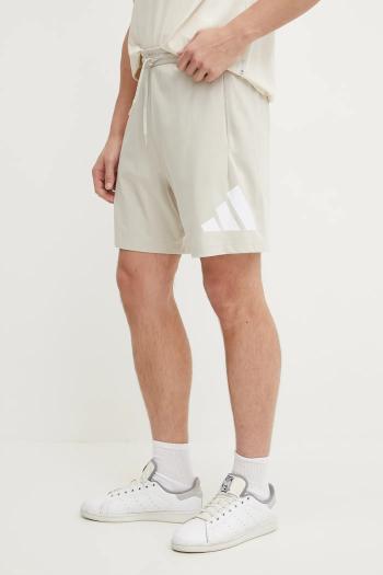 Šortky adidas Essentials pánske, béžová farba, JE8959