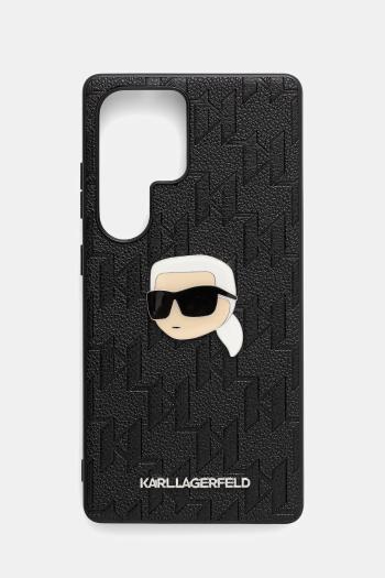 Puzdro na mobil Karl Lagerfeld Samsung Galaxy S25 Ultra čierna farba, KLHCS25LPGKLKIPK