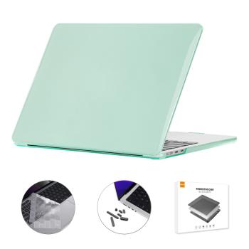 ENKAY CRYSTAL SET Ochranná sada pre MacBook Air 15" M2 / M3 (A2941 / A3114) zelený