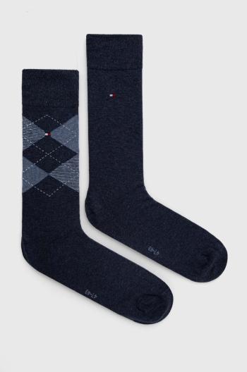 Ponožky Tommy Hilfiger pánske, tyrkysová farba, 100001495