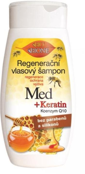 Sampon BIONE COSMETICS Bio Méz + Q10 Regeneráló sampon 260 ml