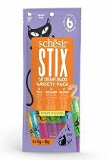 Schesir Cat Treats Stix Liquid Snack Variety 6x15g + Množstevná zľava