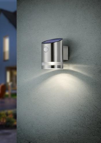 LED nástenné svietidlo Reality Salta nikel R22231107