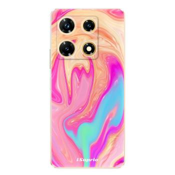 Odolné silikonové pouzdro iSaprio - Orange Liquid - Infinix Note 30 PRO