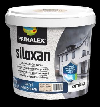 PRIMALEX SILOXAN - Roztieraná pastovitá omietka biela 25 kg (hladená 1,5 mm)