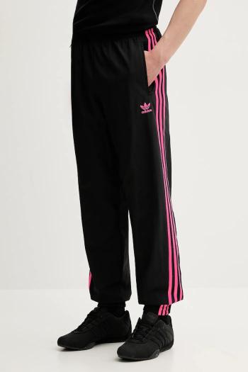 Tepláky adidas Originals Firebird čierna farba, s nášivkou, JY1338