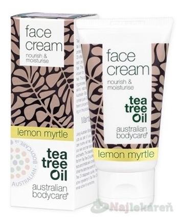 ABC tea tree oil FACE CREAM LEMON M.- Pleťový krém hydratačný 50 ml