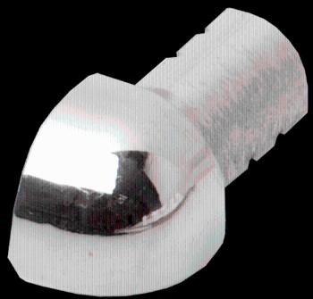 Roh k lište Havos, nerez výška hrany 10 mm, RNRZ10