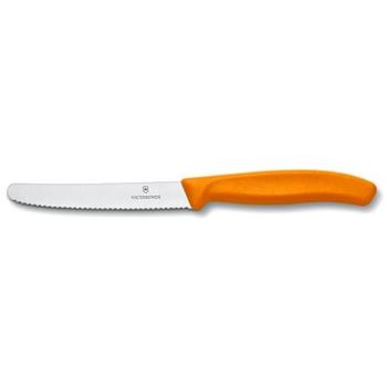 Victorinox nôž na paradajky s vlnkovaným ostrím 11 cm oranžový (6.7836.L119)