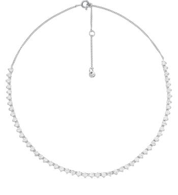 Michael Kors Luxusný strieborný náhrdelník so zirkónmi Tennis MKC1612AN040