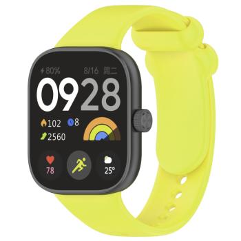 SILICONE Vymeniteľný remienok pre Redmi Watch 4 žltý