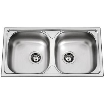 Sinks Okio 780 DUO V 0,5 mm matný (8596142004751)