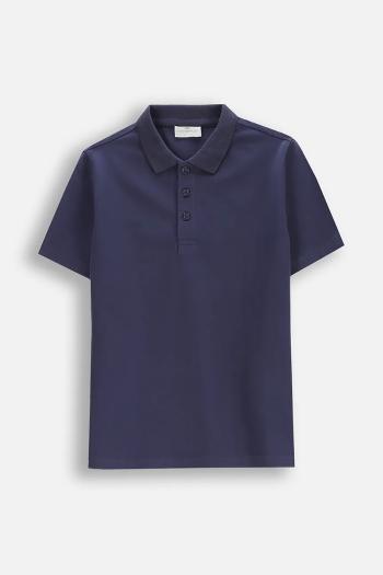 Detské polo tričko Coccodrillo tmavomodrá farba, jednofarebné, EVERYDAY BOY