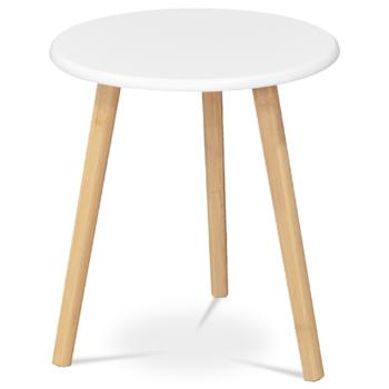 Konferenčný stolík Autronic 40x45 cm biely MDF mat AF-1142 WT