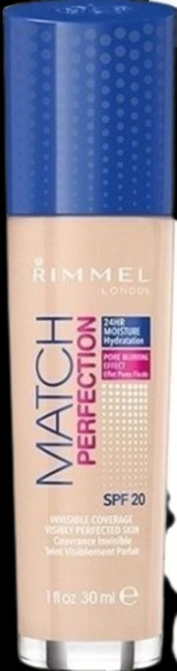 RIMMEL London Match Perfection Foundation SPF20 make-up 100 Ivory 30 ml