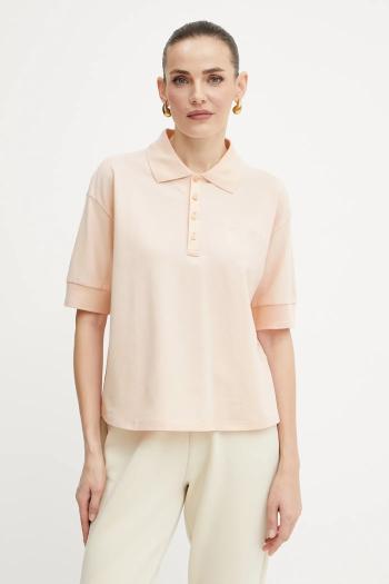 Polo tričko Armani Exchange dámske, oranžová farba, XW000887 AF10819