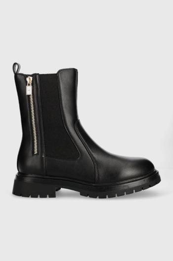 Detské zimné topánky Tommy Hilfiger čierna farba