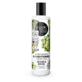 ORGANIC SHOP Hydratačný kondicionér na suché vlasy Artičok a brokolica 280 ml