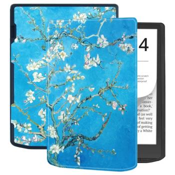 ART Zaklápacie puzdro pre Pocketbook InkPad 4 743G / InkPad Color 3 743K3 / InkPad Color 2 743 APRICOT BLOSSOM