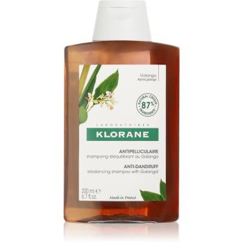 Klorane Galanga hydratačný šampón proti lupinám 200 ml