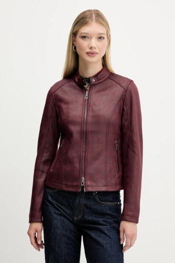 Bunda Desigual BASIC bordová farba, prechodná, 25WWEW43
