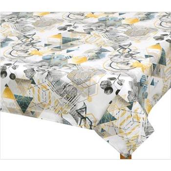 Bellatex Obrus EMA – 120 × 180 cm – trojuholníky sivé (7559)