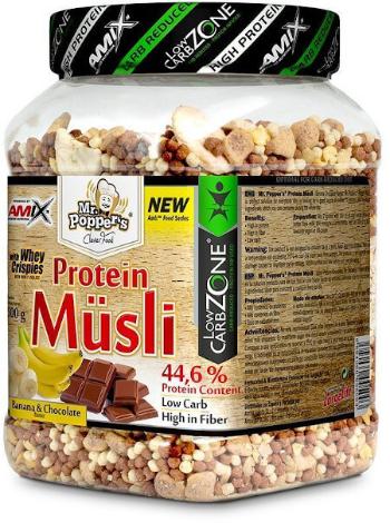 AMIX Pán Popperov proteinový müsli, banán-čokoláda 500 g