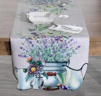 ArtFir Behúň SUMMER 1 | sivá/fialová 40 x 140 cm